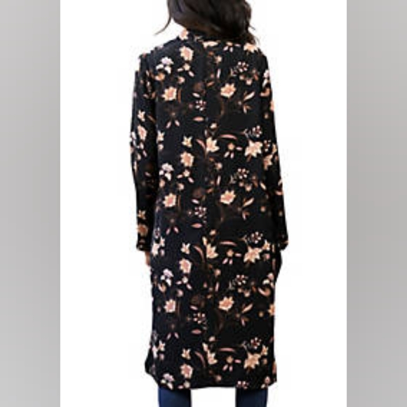 Dr2 Floral Open Duster Jacket - Picture 2 of 8